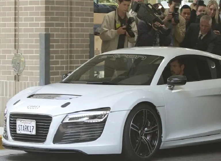 Audi muestra el nuevo R8 e-tron en la pelí­cula Iron Man 3