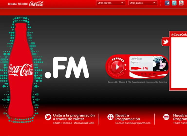 Ahora Coca-Cola también se podrá disfrutar en la radio: la marca lanza su FM en la Argentina