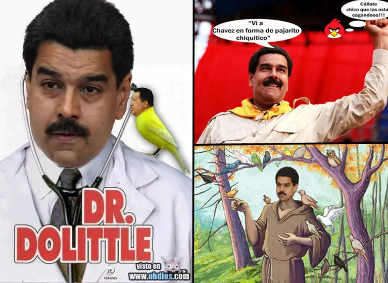 Maduro se defendió ante las burlas por decir que vio a Chávez en un pajarito