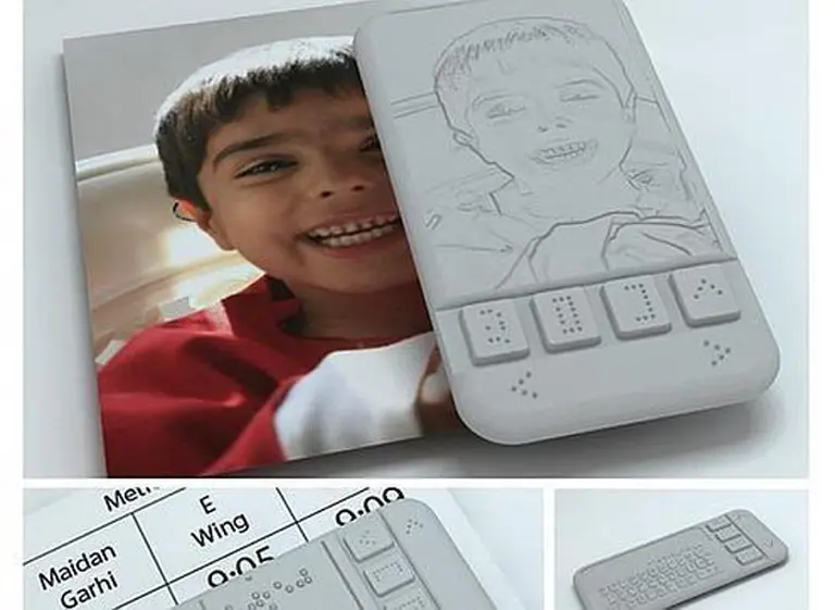 Braille Phone, el primer "smartphone" para ciegos con una pantalla que cambia de textura
