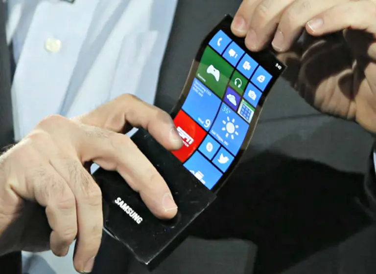 Así­ serí­a el teléfono con pantalla expandible de Samsung