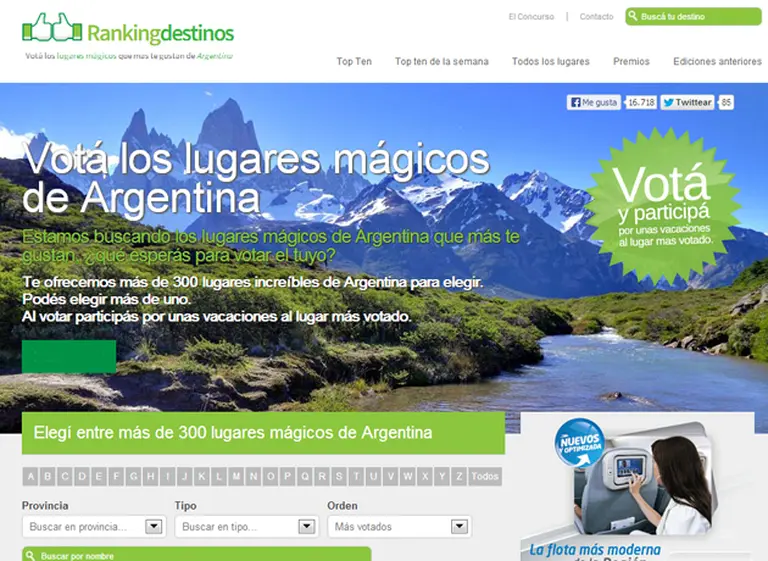 En busca de los diez lugares "mágicos" de la Argentina