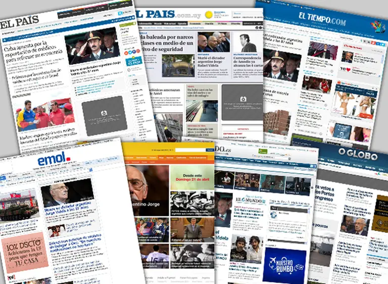 Así­ reflejaron la muerte del represor Jorge Videla los diarios de todo el mundo