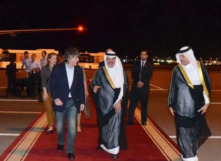 Boudou arribó a Qatar e inició reuniones con empresarios