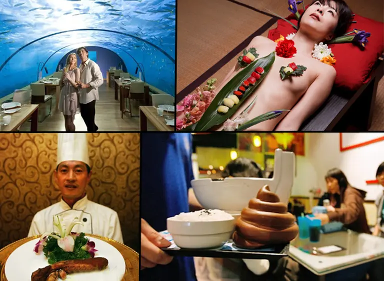 Cuando comer es una aventura: los diez restaurantes más raros del mundo