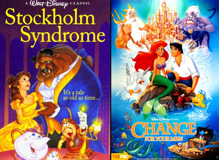 ¿El verdadero mensaje? "Renombran" con ironí­a a las pelí­culas de Disney