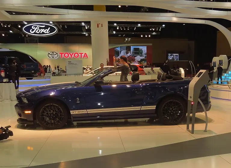 Mustang Shelby GT500 cabrio, un í­cono de Ford en el Salón del Automóvil