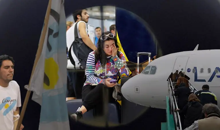 Aerolí­neas Argentinas derivó algunos pasajeros a LAN ante inconvenientes en vuelos locales