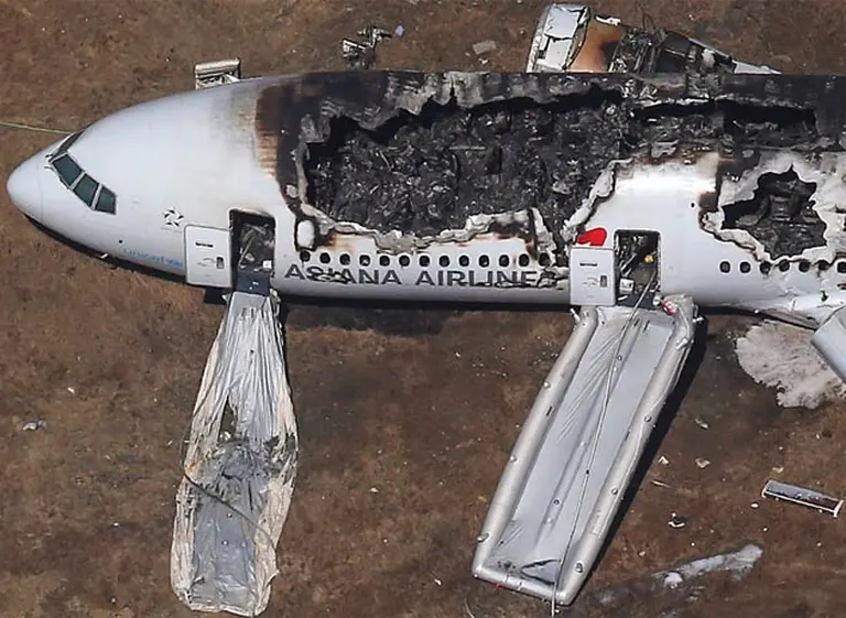 ¿Por qué sobrevivió la mayorí­a de pasajeros del vuelo 214 de Asiana Airlines?