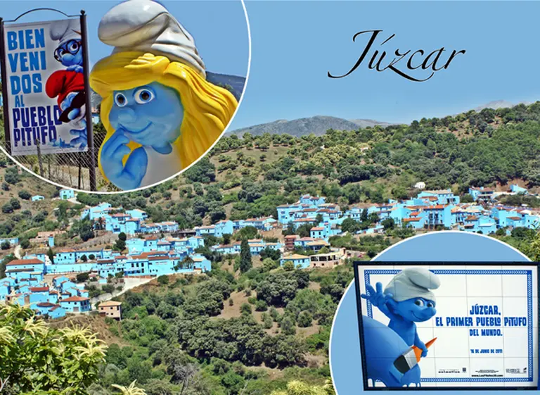 Pueblo "pitufo" de Málaga decide seguir pintado de azul para atraer turistas