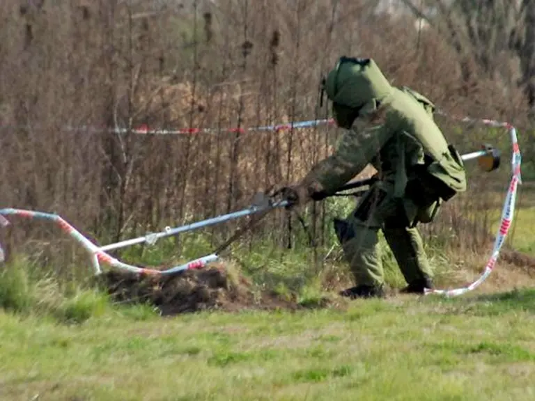 Encuentran un misil abandonado a cinco metros de la ruta Panamericana