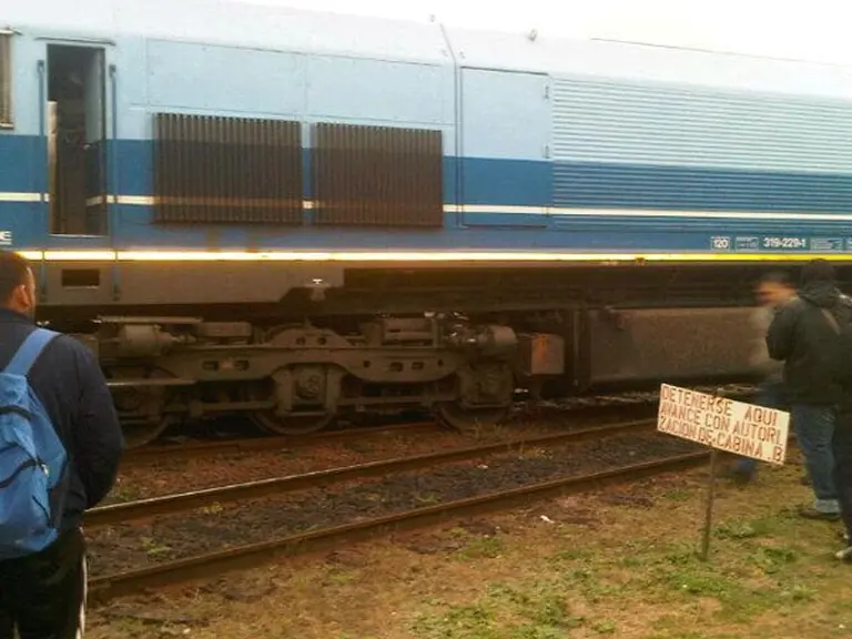 Otra vez descarriló un tren en la lí­nea Sarmiento al ingresar en la estación Once
