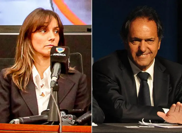 Exabrupto de la esposa de Massa a Scioli: "¿Cómo voy a estar, pedazo de forro?"