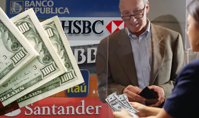 Uruguay se "embucha" de dólares de argentinos y la suba de depósitos es la más alta desde 2008