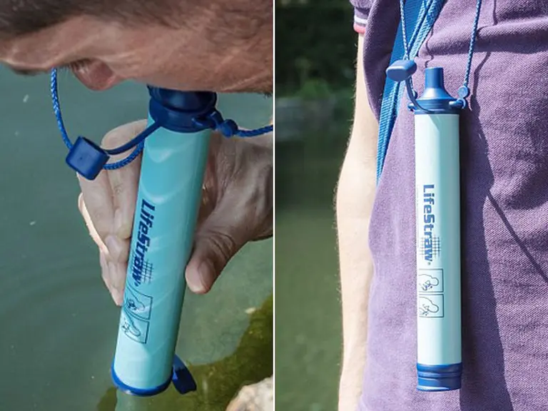 Conozca el increí­ble filtro portátil que permite beber agua de una cloaca