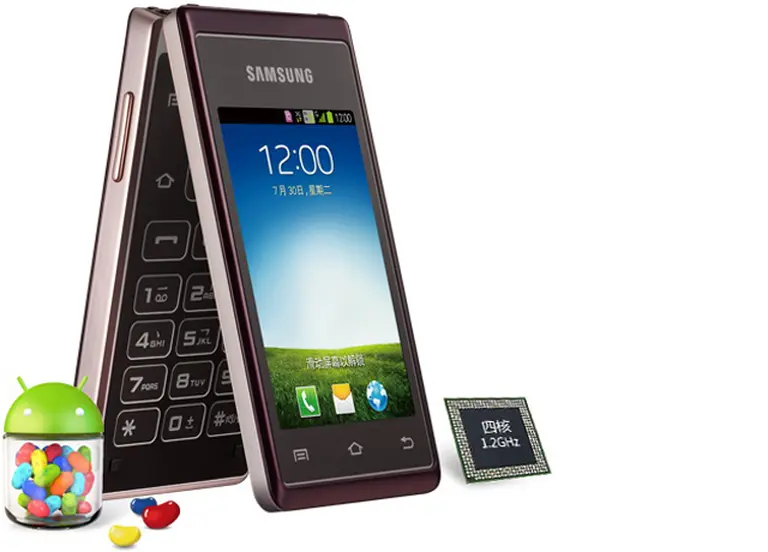 Samsung confirma un "smartphone" con tapa y doble pantalla