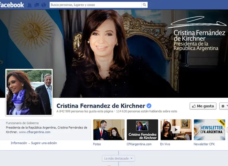 Cristina Kirchner se refirió a la "ruta del dinero K" en Facebook