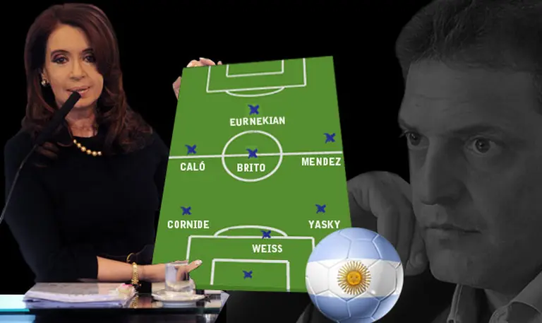 Gran DT: Cristina se reúne con el "equipo titular", con el que jugará su gran partido frente a Massa