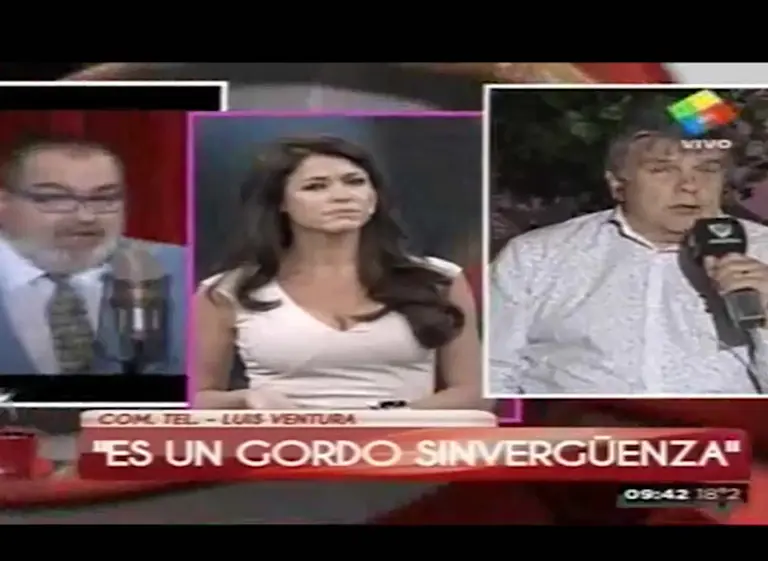 Luis Ventura sobre Jorge Lanata: "Es un gordo sinvergí¼enza, un caradura"