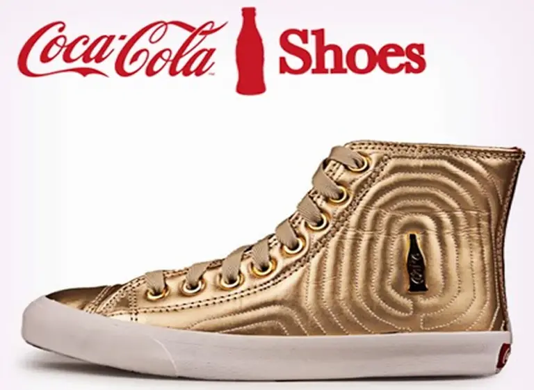 Así­ son las zapatillas marca Coca-Cola que ya se venden en la Argentina