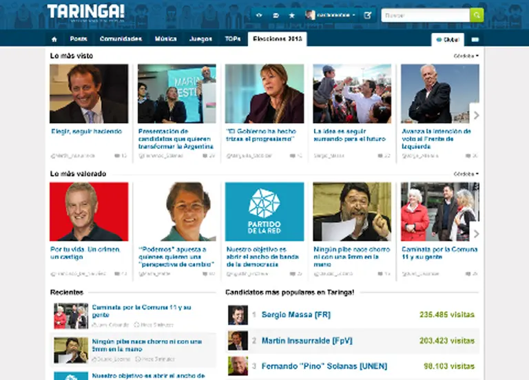 Afirman que uno de cada tres usuarios ingresa a Taringa desde su celular