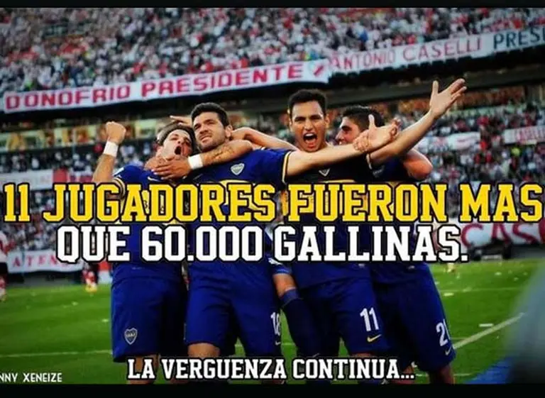 Tras ganar el Superclásico, Boca se burla de River a través de los tradicionales afiches