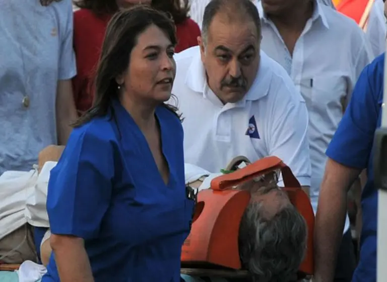 Luego del accidente, el gobernador Gioja sigue estable y con pronóstico reservado