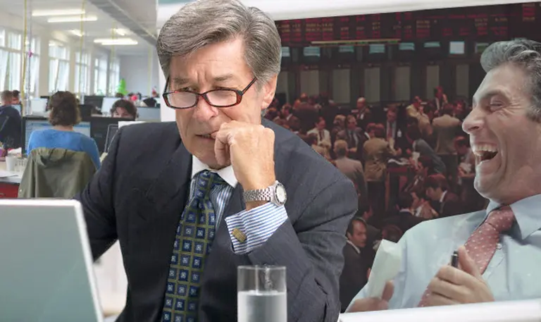 Paradoja: se critica "economí­a casino" mientras cae la inversión real y sigue la euforia en la city