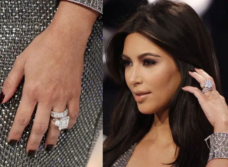 Kim Kardashian subastó su anillo de bodas por u$s749.000