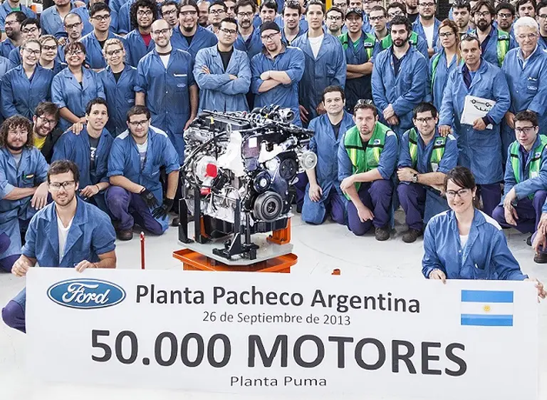 Ford anunció la producción del motor número 50.000 en la planta de Pacheco