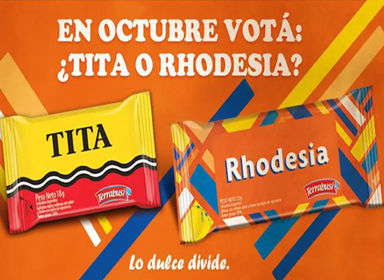 Dos marcas de la infancia se pelean para conseguir "likes": la guerra de Tita y Rhodesia