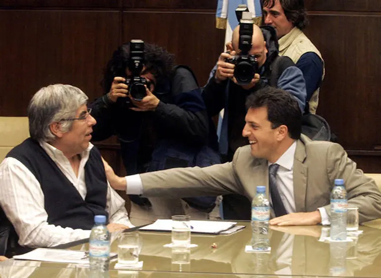 Sergio Massa evitó hablar de una alianza con Hugo Moyano: "Tratamos temas de gestión"