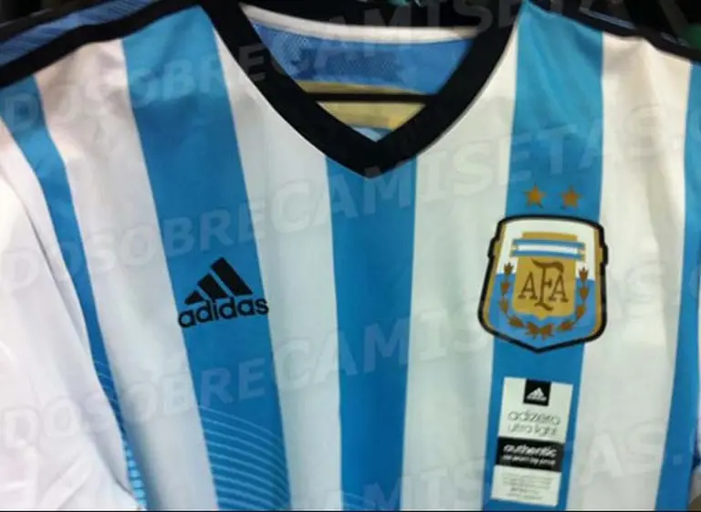 Se filtró: así­ podrí­a ser la nueva camiseta de Argentina para el Mundial 2014