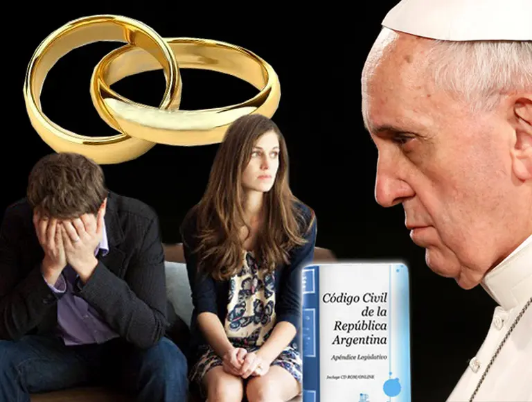 Efecto "Francisco": esto es lo que el Gobierno podrí­a cambiar para divorcios y fertilización