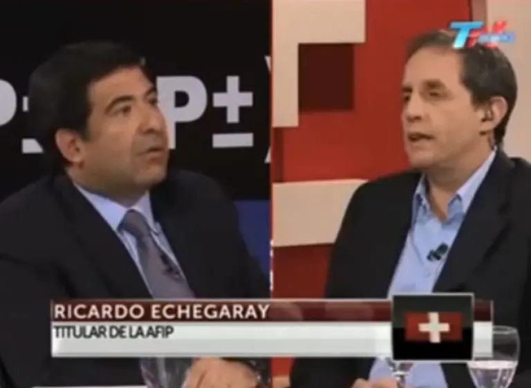 En agosto, Ricardo Echegaray negaba una eventual suba del recargo: "Categóricamente, no"