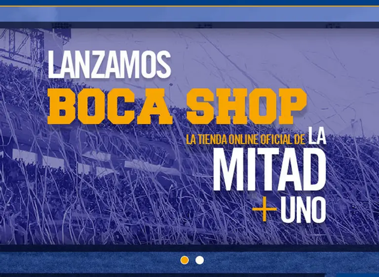 Boca Juniors lanzó su nueva tienda online oficial