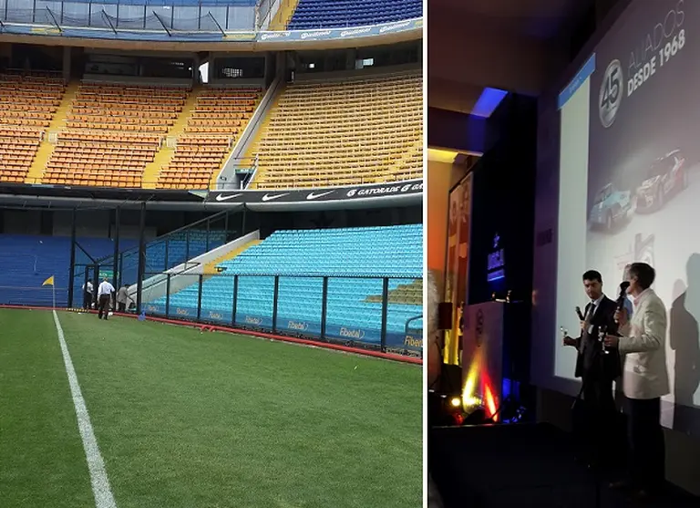 Citroí«n y Total festejaron los 45 años de alianza en la "Bombonera"