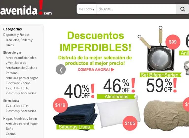 Comienza a operar la tienda "online" Avenida, la versión local de Amazon