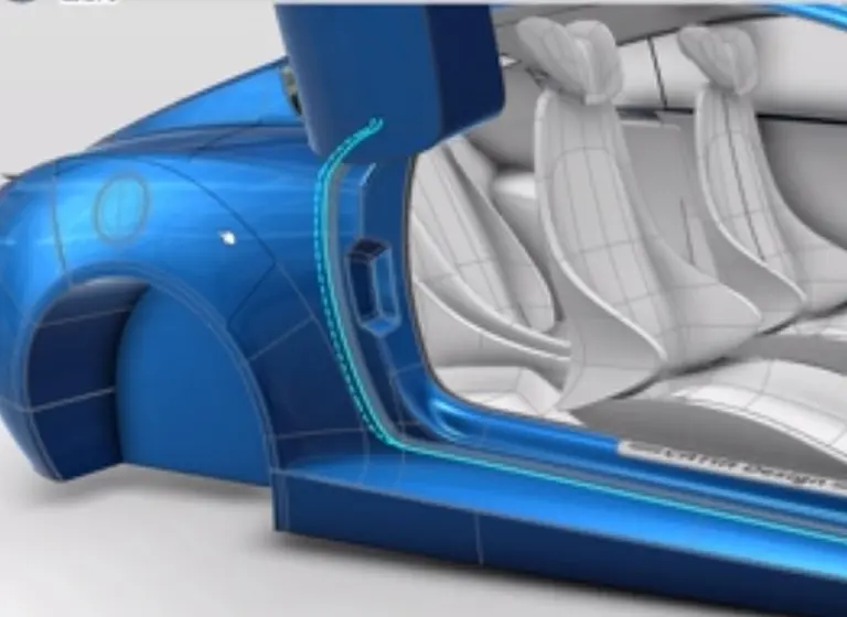 Dassault Systèmes presenta "bleu", un nuevo diseño automotriz