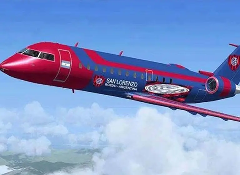 San Lorenzo prepara un avión especial para la Copa Libertadores