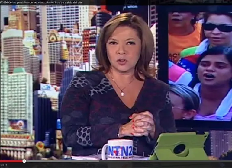 El gobierno venezolano bloquea un canal de noticias para ocultar la represión a estudiantes