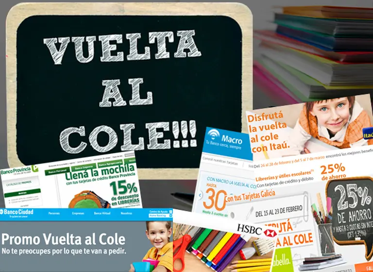 Con rebajas de hasta un 30%, los bancos ponen sus fichas en la "vuelta al cole"