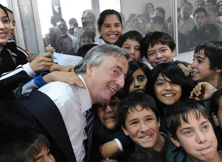 La foto que subió Cristina a Facebook en homenaje a Néstor Kirchner