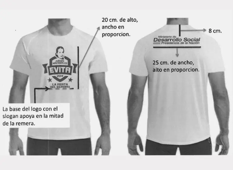 Alicia Kirchner gastó $23 millones en remeras de Evita que pagó a $80 cada una