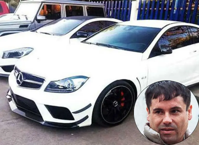 La lujosa flota de autos del "Chapo" Guzmán, el lí­der del cártel de Sinaloa