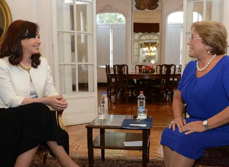 Cristina Kirchner y Michele Bachelet apuestan a renovar el ví­nculo bilateral