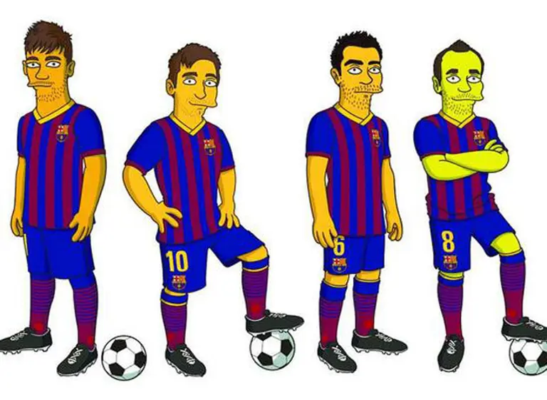 Messi llega a Los Simpsons de la mano del Barí§a