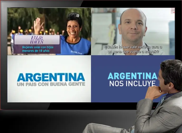 De "un paí­s con buena gente" a "Argentina nos incluye": los cambios de slogan del Gobierno