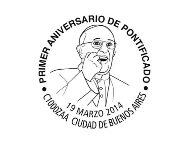 Correo Argentino lanzó un matasello por el primer año de pontificado de Francisco