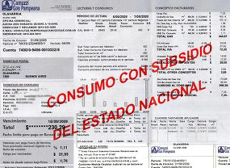 El 55% de los usuarios de gas pagará entre 0,66 y 1,5 pesos por dí­a